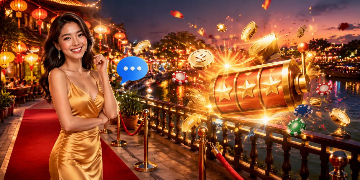 Người chơi tại chợ đêm Hà Nội thử vận may với slot game trên điện thoại trong không khí sôi động